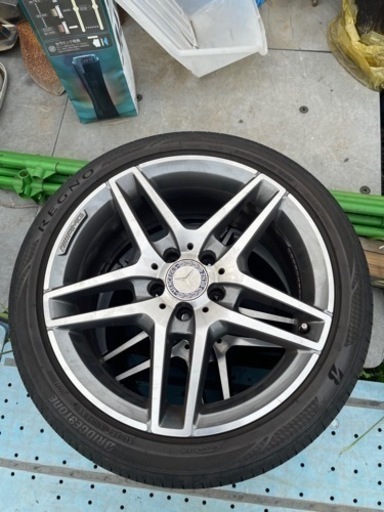 ブリヂストン　サマータイヤ　ベンツ用　 純正タイヤホイールセット　5穴