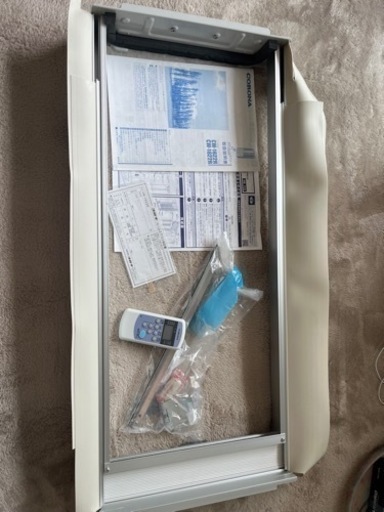 決まりました。コロナ窓用エアコン2022年製