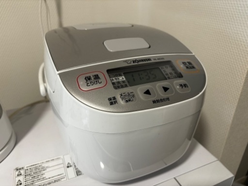 【象印】炊飯器 3合 マイコン