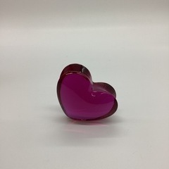 取りに来られる方限定！！　Baccarat   ペーパーウェイト　ザンザンハートピンク　箱付きの画像