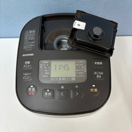 I662 ? 2021年製の美品♪ アイリスオーヤマ 炊飯ジャー 3合炊き ⭐ 動作確認済 ⭐ クリーニング済