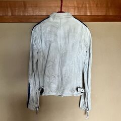 SCHOTT / ショット | ヴィンテージ加工 レザー クラシック レーサー ジャケット | XS |の画像