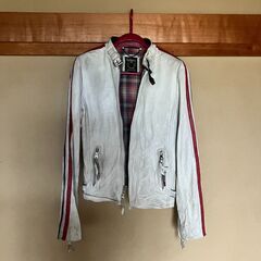 SCHOTT / ショット | ヴィンテージ加工 レザー クラシック レーサー ジャケット | XS |の画像