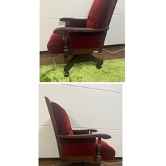 森繁 モリシゲ チェア 高級 木製 回転 座椅子 いす イス キャスター付きの画像