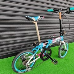【折り畳み自転車16インチ】グッドスマイルレーシング レーシングミクVer. 【引取限定・現状渡し】三重県の画像