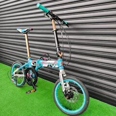 【折り畳み自転車16インチ】グッドスマイルレーシング レーシングミクVer. 【引取限定・現状渡し】三重県の画像