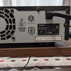 東芝　REGZAブルーレイ DBR-Z150の画像
