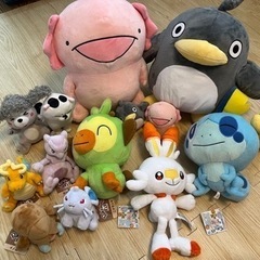 取引済【ポケモン】ポケモンfit ぬいぐるみ　からめるGBぬいぐるみ