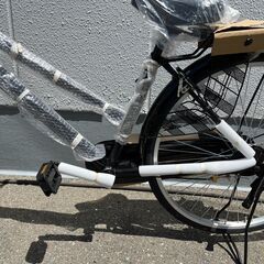 🧒🏻新品チャリ🧒🏻26インチ自転車 LEDライト🧒🏻21テクノロジー 黒 ブラック🧒🏻1431の画像