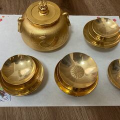 【豪華金杯セット】退職記念品の画像