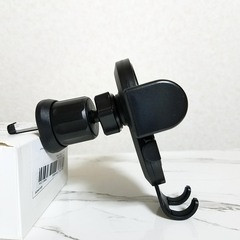 【新品】車載★スマホホルダー★360度回転★エアコン★ワンタッチの画像