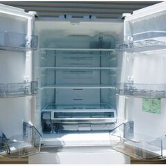 【 3ヵ月保証 】美品　高年式　2020年製　東芝　6ドア　冷蔵庫　VEGETA　GR-S460FZ　動作良好　461L　フレンチドア　ホワイト　TOSHIBAの画像
