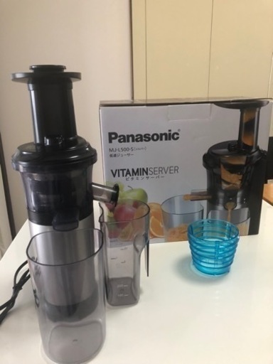 《再大幅値下げ》Panasonic 低速ジューサー MJ-L500-S