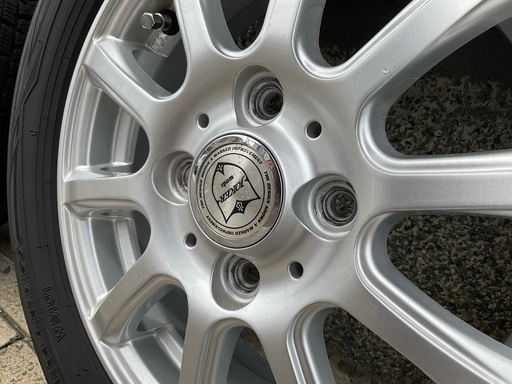 155/65R-13 wedsアルミホイール付きスタッドレスタイヤ　4本セット