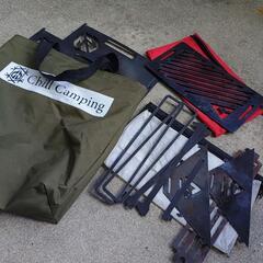 焚き火台　キャンプ用品　アウトドア　バーベキューの画像