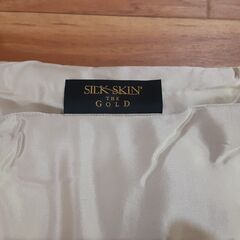 【値下げ】快眠博士シルクスキン　ザ・ゴールド肌掛け布団シングルRT064 値下げ△快眠博士シルクスキンザ・ゴールド肌掛け布団シングル