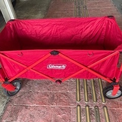 Colemanキャリーカート赤
