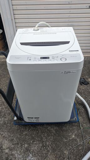 2018年製　SHARP/シャープ 全自動洗濯機 縦型 5.5kg ☆ES-GE5B-T☆