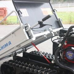 【SOLD OUT】【引取専用】カワシマ クローラー運搬車 EC95AH 4.2馬力 積載350kg 手動ダンプ【簡易清掃】【農機具でっく】【広島】【運搬車】の画像