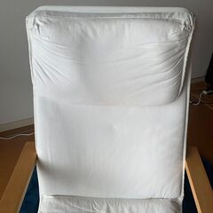イケア ポエング 白の画像