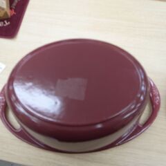 59/605 ルクルーゼ 25㎝舟型鍋【モノ市場知立店】の画像