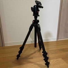 正規品 manfroto カーボン 三脚 + ヘッドの画像