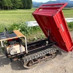 シバウラ運搬車　油圧ダンプ　キャリアー　