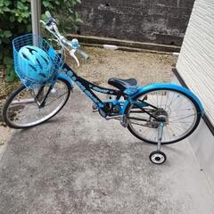 現在取引中のためコメント不可24インチ　女児　キッズ自転車 