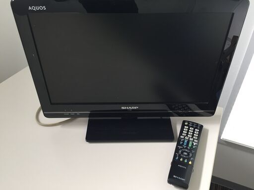 ♪【早めの引取希望】SHARP シャープ AQUOS 液晶カラーテレビ 19V型  LC-19K5 2011年製 動作品 通電確認済 (NF240519) 360-330