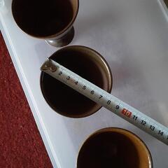 丹波焼カップ3客の画像