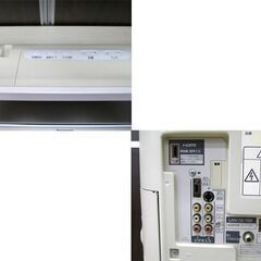 パナソニック 17V 液晶TV 17インチ 17型 テレビ 2008年製  TH-17LX8 リモコン付き 動作品 白 苫小牧西店の画像