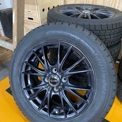 185/60R15 スタッドレス　バリ山　美品　フィット　シャト...