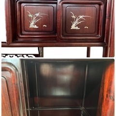 NO.1445 茶棚 飾り棚 サイドボード 和家具 アンティーク 中古