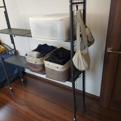 突張り収納棚　ニトリアルゴス９０の画像