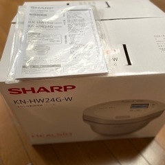 SHARP 水なし自動調理鍋　ヘルシオ　ホットクック　KN-HW24G-W 白の画像