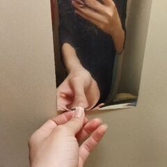 割れない鏡　ミラーシートの画像