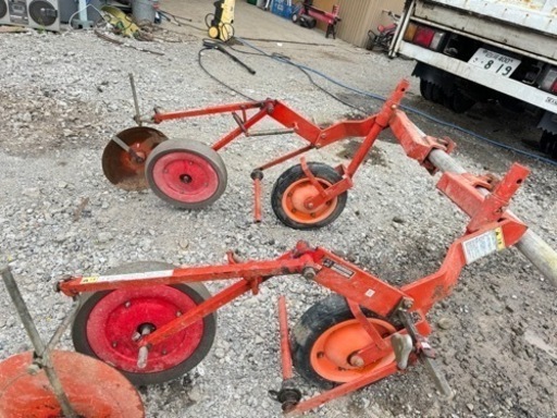中古　スキガラ農機　マルチャー 《YFM230》マルチ張り ロータリー取付