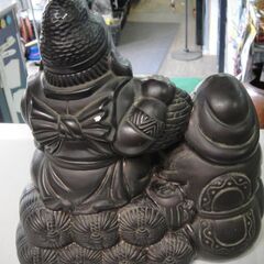 【4】大黒・恵比寿の置物　 陶器製　縁起物　七福神　インテリアの画像