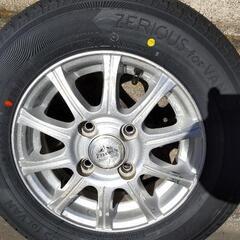 取り引き中 145R12 6pr相当 新品ZERIOUS for VAN 145/80R12 80/78N 中古アルミ付き の画像