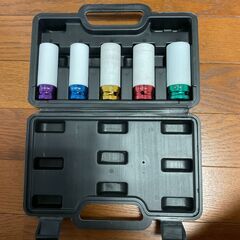 ZKTOOL 5ピース インパクトレンチソケットセット アルミホ...