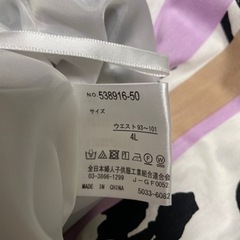 ③花柄スカート　4Lサイズの画像