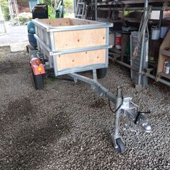 近県配達可 軽トレーラー 牽引トレーラー キャンプ・農業等に 書...