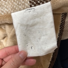 こたつ布団　ブラウン系　中掛け・外掛け　２枚セット　ニトリ　美品の画像