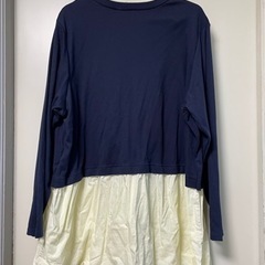 14重ね着風ブラウス8Lサイズの画像