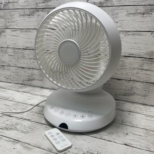 【サーキュレーター】美品 モダンデコ 3D首振り DCサーキュレーター yy02-wh AND・DECO アンドデコ