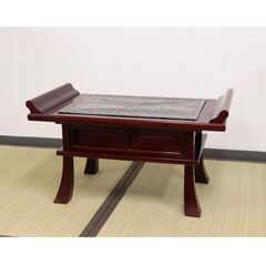 ≪U777-イ13ジ≫ 【在庫品】 経台/経机 木製 引き出し付...