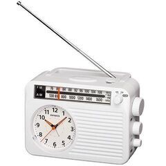 🍎新品 半額アイワ アナログ時計付きホームラジオ FR-AA50W