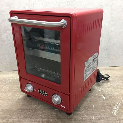1/17終 TOFFY オーブントースター K-TS4 レッド/赤 サーモスタッド付 24e菊TK