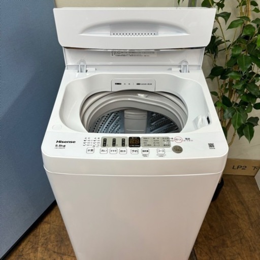 I404 ? ジモティー限定価格！ 2024年製の最新モデル！ Hisense 洗濯機 （5.5㎏） ⭐ 動作確認済 ⭐ クリーニング