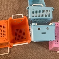 100円均一子供向け収納雑貨商品　まとめて10点の画像